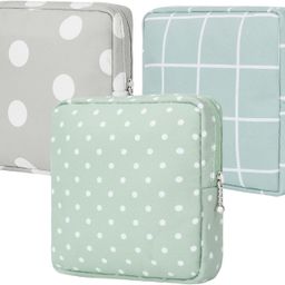 pinkmpire Women Blue, Silver, Green Cosmetic Bag-picture-3