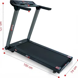 avon Fitx Motorized Treadmill,5 HP Peak,User Friendly Handle Bar with Heart Rate Test Treadmill image 5