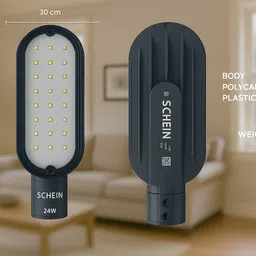schein 24W LED Street Light | Without Sensor Just Plug and Play | Bright and Durable Outdoor Lamp | Energy Efficient with High Lumen Output | Polycarbonate Rust-Free Body | IP66 Waterproof & Dust Resistant | BIS Approved (R-97001945), ISO Certified | Ideal for Street & Residential Lighting | Pack of 1 Street Light Outdoor Lamp-picture-30