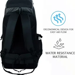 frontsy Water Resistance Adventure Trekking Hiking Travel Bag With Shoe Compartment Rucksack - 55 L-picture-28