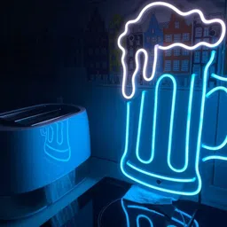 zorange Mug Neon Lights Neon Sign for Wall Home LED light for Decoration Room Decor Table Lamp image 2