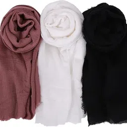 Self Design, Solid Polycotton Women Multicolor Faux Turtleneck Neck Cover, Scarf, Bluetooth Scarf, Fancy Scarf, Stole-image-43