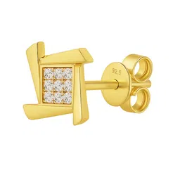 NIPURA Silver 18kt Stud Earring image 3