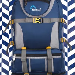 skyberg Large 60 L Laptop Backpack 60 Litres Curv Water Resistant Rucksack For Hiking Trekking And Travel - Unisex image 2