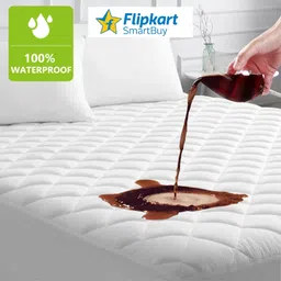 flipkart smartbuy Single Size Fitted Polyster Breathable, Stretchable, Waterproof Mattress Cover-picture-15