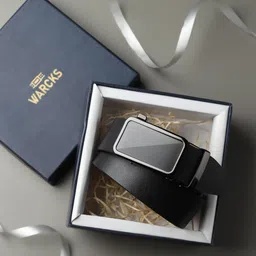 warcks Men Formal, Casual, Evening, Party Black Genuine Leather Belt-picture-10