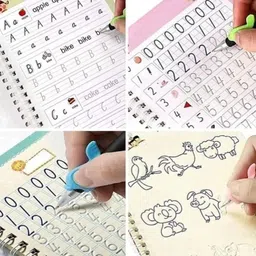 snowshell Magic Reused Practice book For Kids Handwriting 4 Book Drawing Books Magic Zx248 image 3