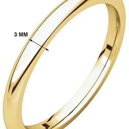 mahi creation stylish gold brass ring for men Brass Gold Plated Ring image 2