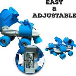 swastik skatings For Kids children unisex age 5 to 10 year old Quad Roller Skates Quad Roller Skates - Size 5 to 12 UK image 2