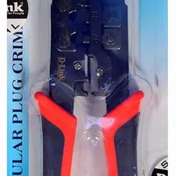 d-link NTC-001 Modular Plug Crimper DLink Red Tool for Network Cables Telephone Cables Dlink Crimping Tool Modular Plug Cutter Stripper 8P8C Rj45 6P6C Rj-12 4P4C Rj-11 Manual Hydraulic Crimper-picture-20