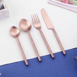 vareesha Imperial Brown Stainless Steel (Set of 4) Dining Cutlery Set-picture-26