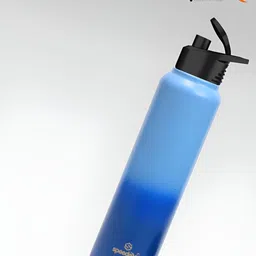 Speedex Blue Set of 2 Stainless Steel Solid Water Bottle-image-79