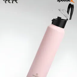 Speedex Pink Set of 2 Stainless Steel Solid Water Bottle-image-62