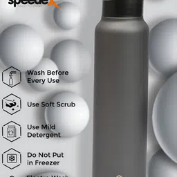 Speedex Grey Set of 3 Stainless Steel Solid Water Bottle-image-24