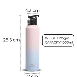 Speedex Pink Set of 3 Stainless Steel Solid Water Bottle-image-69