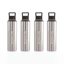 NIRLON Black 4 Pieces Stainless Steel Solid Water Bottles 900 ml-image-15