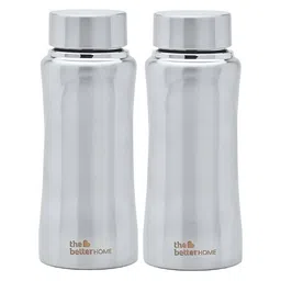 The Better Home Silver-Toned 2 Pieces Stainless Steel Water Bottle 500ml-picture-40