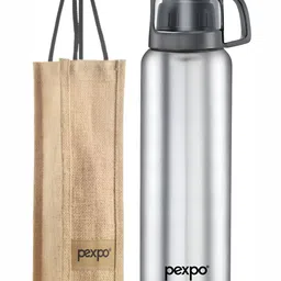 Pexpo Silver Toned Stainless Steel Water Bottle 1.5 Ltr-image-71