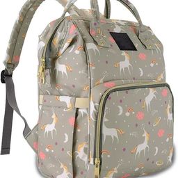 chinmay kids Large Capacity Mother Bag Diaper Backpack with Insulated Bottle Storage Diaper bag-picture-22