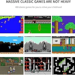 HG WORLD Sup R35X 2 Player Retro 400+ Classic Video Games PortableHandheld Gaming Console 64 GB with 3.5" Screen, Contra, Turtles, Tank, Bomber Man, Aladdin, Etc image 5