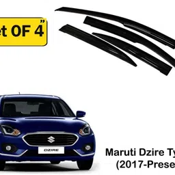 krishna auto Non-convertibles Front, Rear Wind Deflector image 1