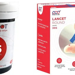 point of care 25 TEST STRIPS Glucometer Lancets-image-0