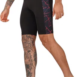 ninq Printed Men Black Tights image 2