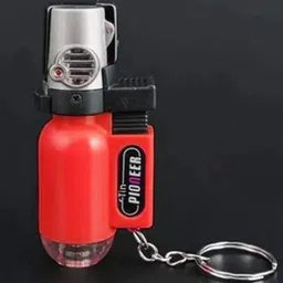 ssb bride hub Cylindrical Shape Red Key Chain Lighter Windproof Jet Flame Pocket Lighter Pocket Lighter-picture-25