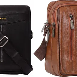Tan, Black Men Sling Bag mens bag cross body bags-image-98