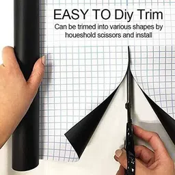 smoni Black Board Vinyl Wall Sticker Removable Decal (45 x 200cm) 45 NO Backboard image 2