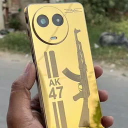 coverbell REALME 11 ,11X 5G NARZO X60 PRO 5G GOLD AK47 BACK PANEL Mobile Skin-picture-17