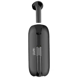 Croma Sliding TWS Earbuds with Passive Noise Cancellation (IPX4 Waterproof, 30 Hours Playback Time, Black) image 3