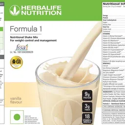 herbalife Formula-1 Vanilla Flavor 500 gm with Personalized Protein 200 gm in pack of 2 Nutrition Drink image 4