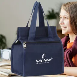halino Jhola Bag Lunch Bag - Compact, Easy Wash, Smooth Zippers & Premium Fabric Waterproof Lunch Bag-picture-12