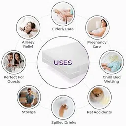 kps Elastic Strap King Size Waterproof Mattress Cover image 4