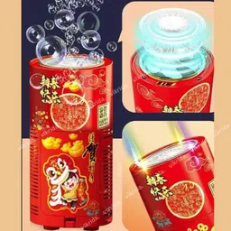 vikrida Fireworks Bubble Maker Machine with Light & Music for Kids Party Fun Toy Bubble Maker image 2