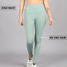 rhino rage Solid Women Light Green Tights-picture-13