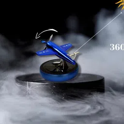 airmount ™Solar Powered Car Perfume Diffuse/Dispenser Glider Airplane Design, Diffuser image 3