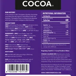 christopher cocoa Iced Drinking Chocolate Powder image 3