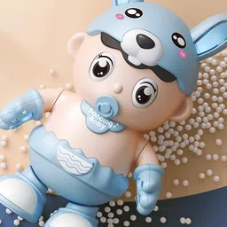 the red baby Dancing Robot Doll with 3D Light Sound Left Right Up Down Movement image 5