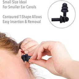 james Soft Silicone Earplugs for Sleeping Noise Cancelling Waterproof Reusable 5 Pair Ear Plug image 4