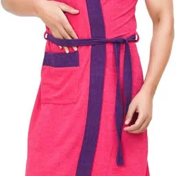 Rani Purple Free Size Bath Robe-image-2