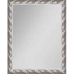 elegant arts and frames Silver Engineered Wood Fine Wall Mirror image 2