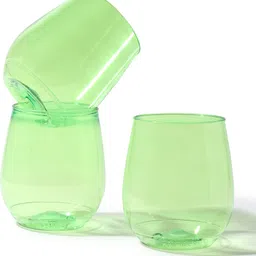 popware (Pack of 12) Vino Cup Stylish Unbreakable Premium Outdoor Use Serving Soft Drink Glass Set Water/Juice Glass image 2