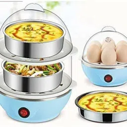 queryzen Egg Cooker Machine | Multi-Function Electric 2 Layer Boiler & Steamer| Egg Cooker-picture-32