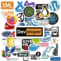 Printshed Coding Stickers-65 Vinyl Laptop Decal 15-picture-29