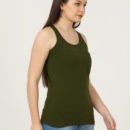 fleximaa Women Green Camisole image 4