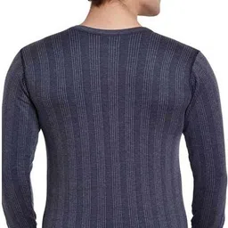 Tik Tok WEARS Men Blue Thermal Round Neck Men Top Thermal image 2