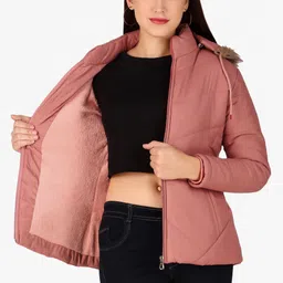 brazo Women Solid Padded Jacket-picture-24