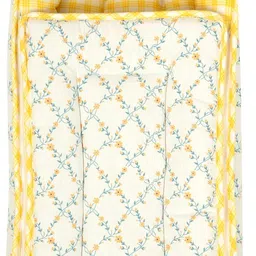 tidy sleep Yellow Bloom Vines Sleeping Bag image 1